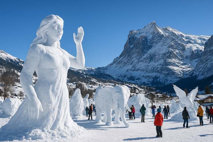 얼음 축제, 스위스 그린델발트 세계 눈 축제