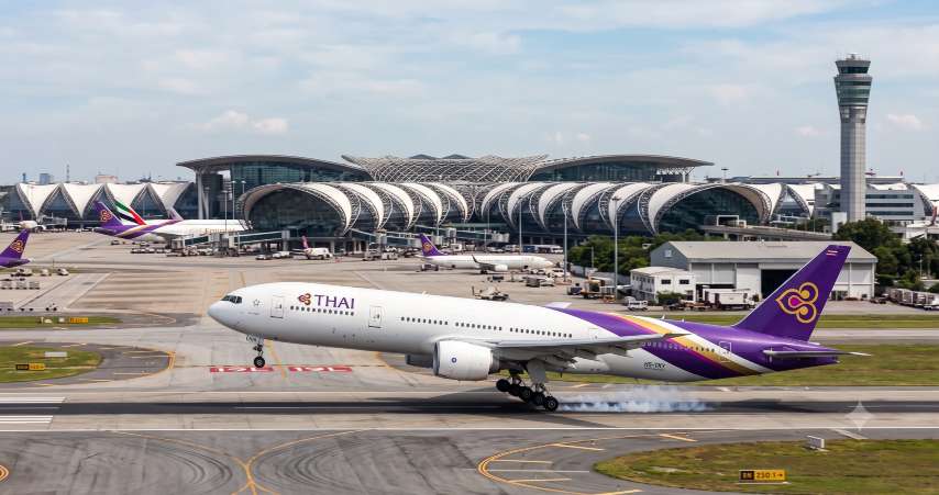 Flying from India to Thailand