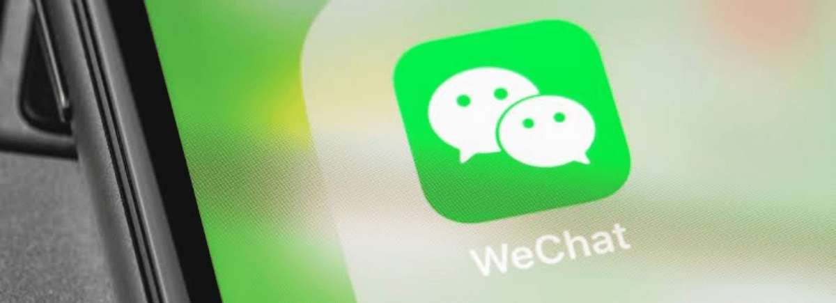 WeChat-App auf einem Mobiltelefon