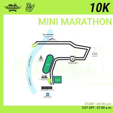 เส้นทางวิ่ง Mini Marathon 10K