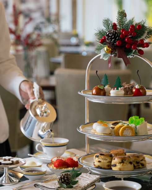 香港半島酒店大堂茶座 Festive Afternoon Tea
