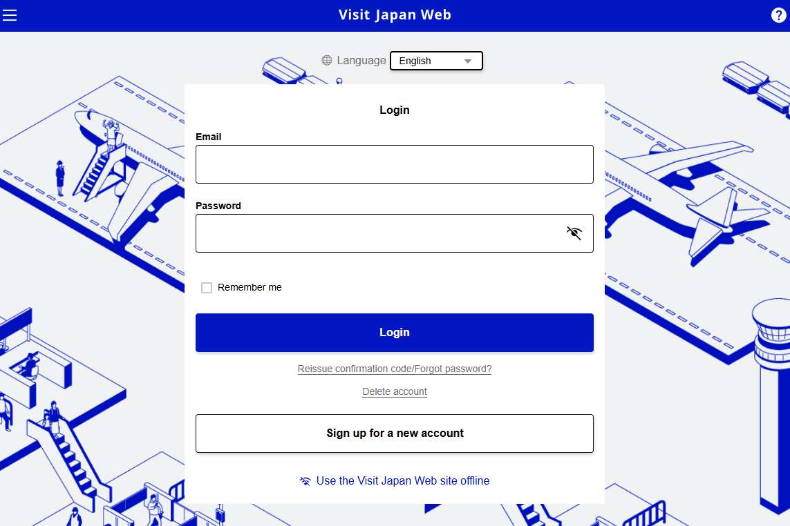เว็บไซต์ Visit Japan Web