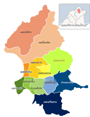 แผนที่เที่ยวไทเป