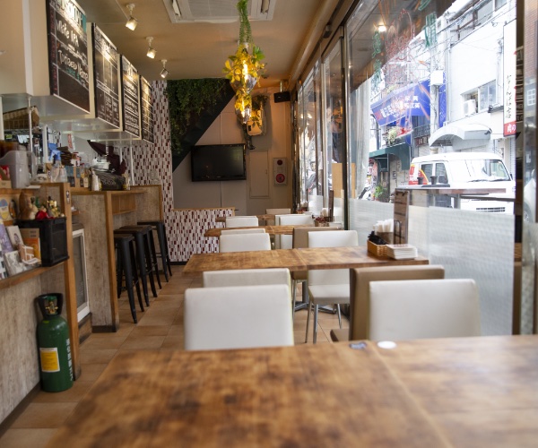 cafe&beer arca-archa室內座位