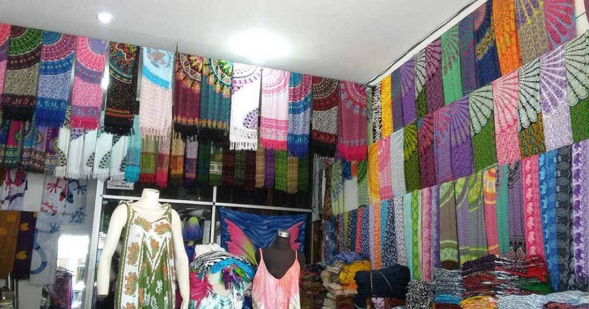 shop selling batik sarong