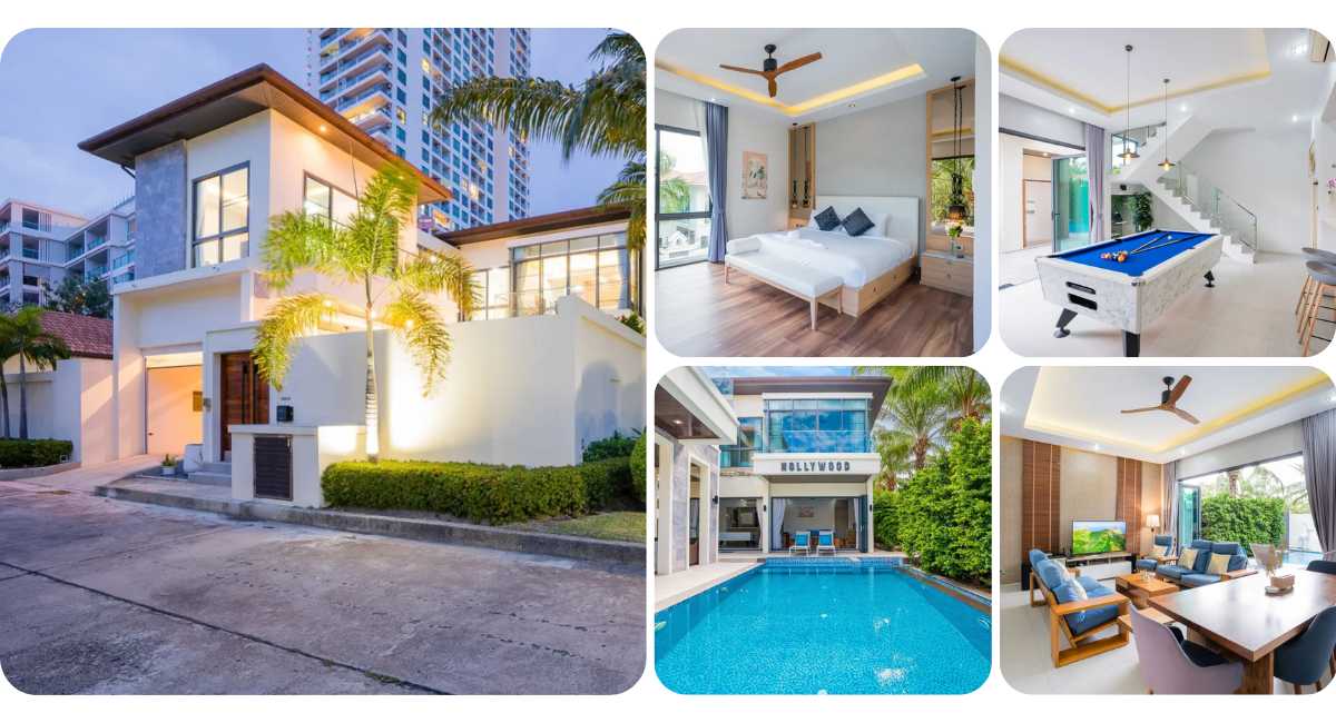 Hollywood Pool Villa Pattaya walking street