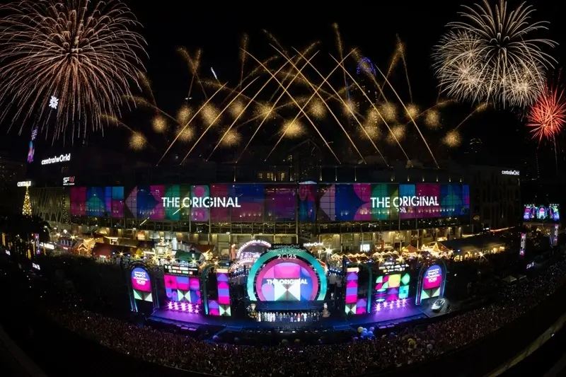 บรรยากาศหน้า Central World