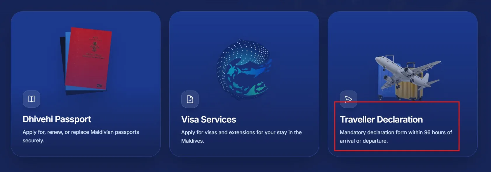 How to fill out the Maldives immigration form.