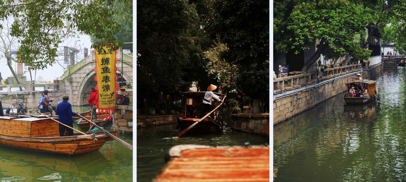 Giro in barca lungo i canali di Tongli, tra barcaioli e l'atmosfera storica di un villaggio sull'acqua vicino a Shanghai
