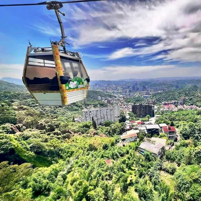 貓空纜車亮點# 1 俯瞰台北景致