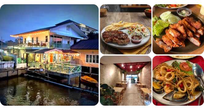 4. บ้านแม่น้ำ River & Rooftop Cafe