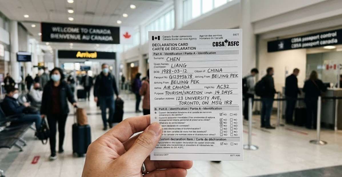 Do You Need to Complete a Canada Arrival Card?