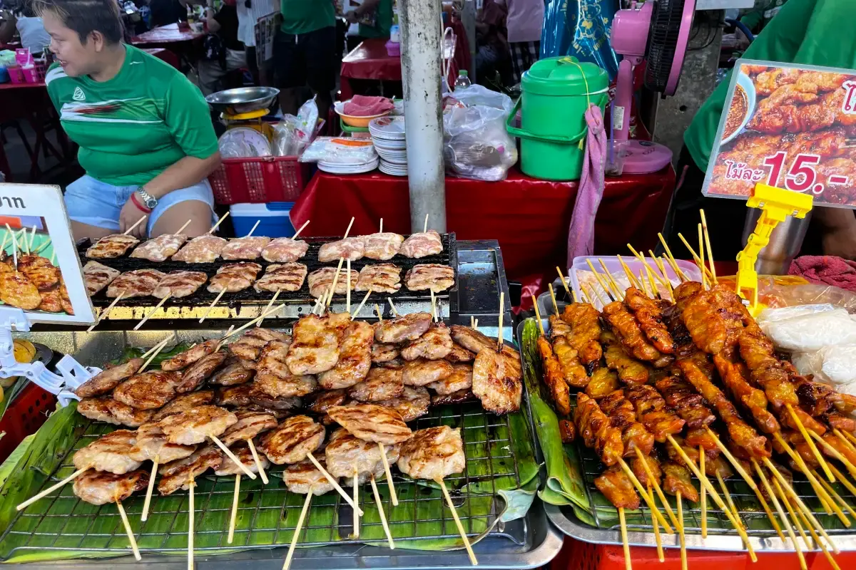 food at Chatuchak Weekend Market