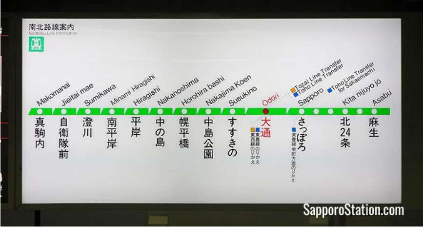 รถไฟใต้ดินซัปโปโร