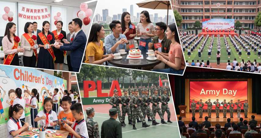 China Holidays and Half-Day Offs