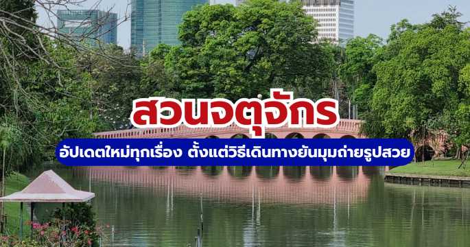 สวนจตุจักร: พิกัดถ่ายรูป กิจกรรม และวิธีเดินทาง (ฉบับสมบูรณ์)