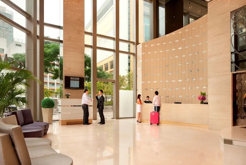 Front Desk Lobby สำหรับเช็กอินเข้าโรงแรม