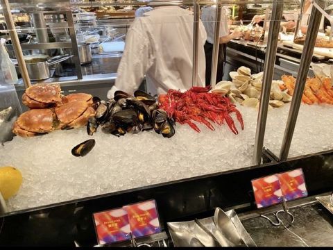 W hotel 自助餐必食推介1.凍海鮮