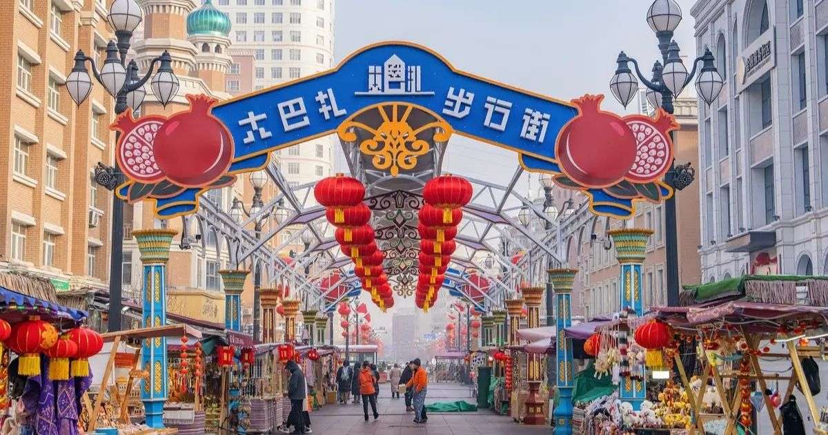 Gran Bazar Internacional de Xinjiang en Urumqi