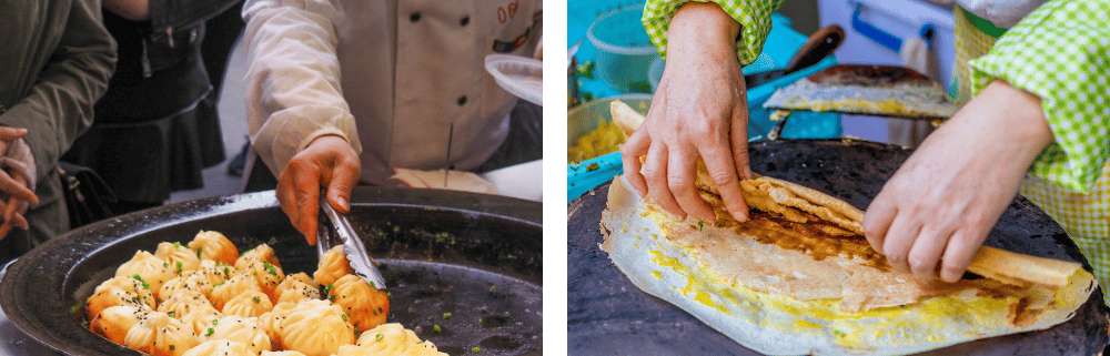 Traditionelles Frühstück in Shanghai
