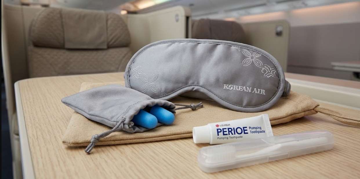 Korean Airlines Business Class Amenities