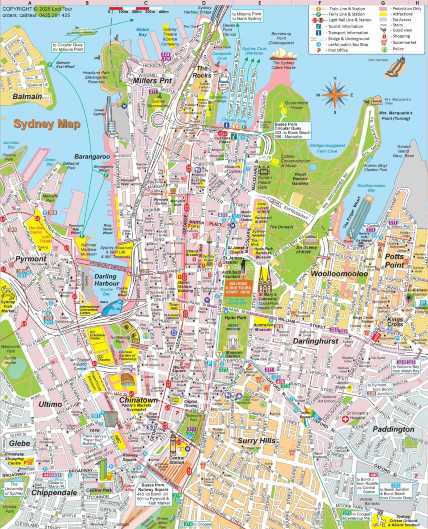 Sydney City Centre Map