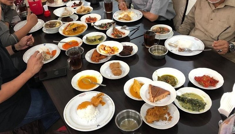 A beautiful spread of dishes on the table