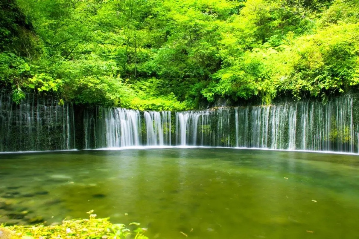 輕井澤景點 #9 白絲瀑布📍北輕井澤區