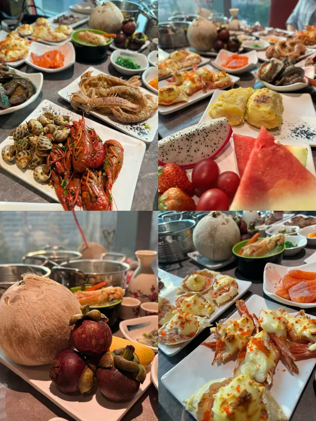 舟市水產海鮮主題自助餐食物