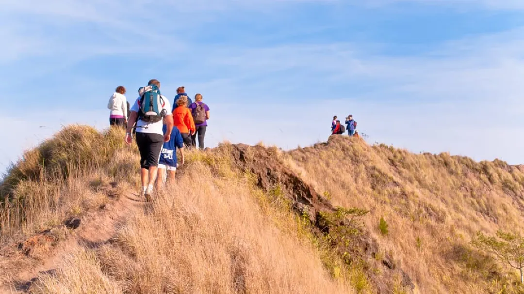 trekking at Mount Batur