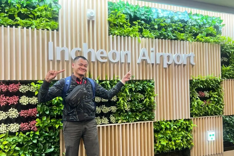 Arrivo all'aeroporto di Incheon