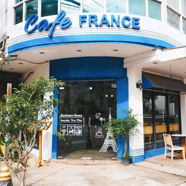 คาเฟ่โทนสีน้ำเงิน