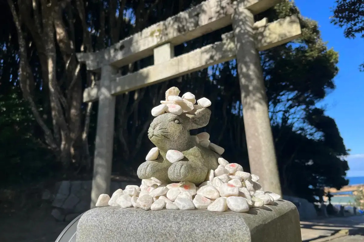 鳥取景點 #2 白兔神社