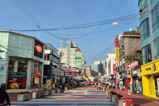 Hongdae morning view