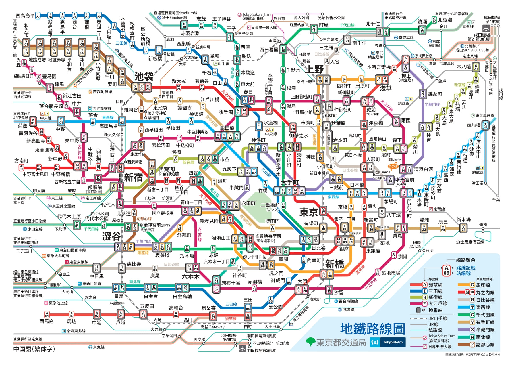 東京地圖 | 東京地鐵地圖