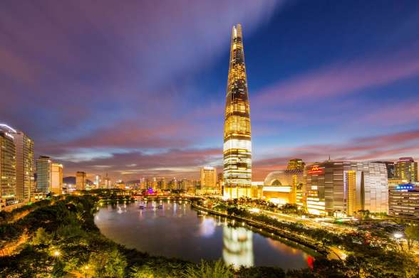 Lotte World Tower และทะเลสาบซอกชน - เคาท์ดาวน์เกาหลี