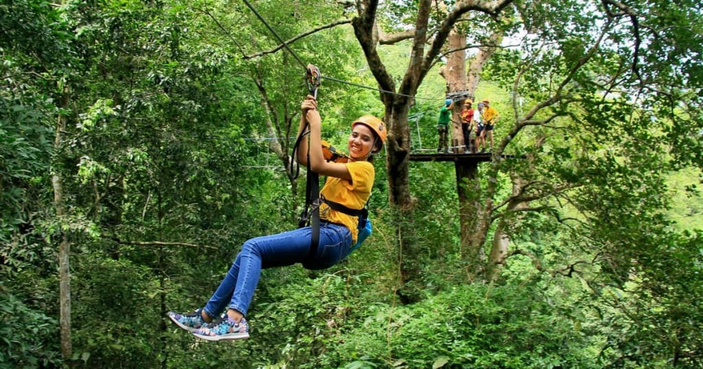 태국 가족여행, 치앙마이 짚라인