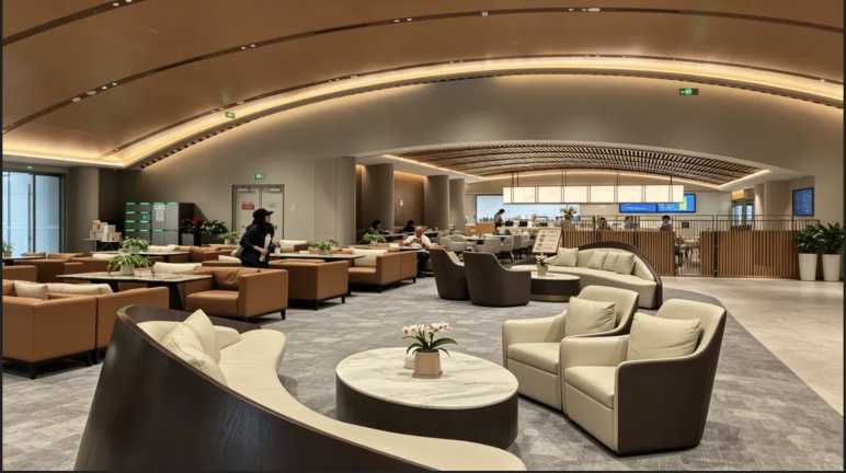 Lounge all'aeroporto di Chengdu (CTU)