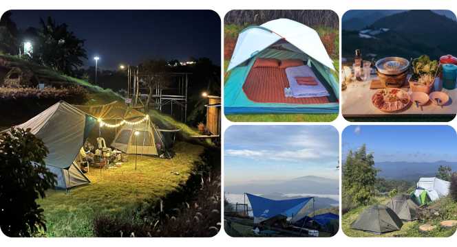 เหนือดอย แคมป์ปิ้ง เชียงใหม่ - ลานกางเต็นท์ดอยอินทนนท์