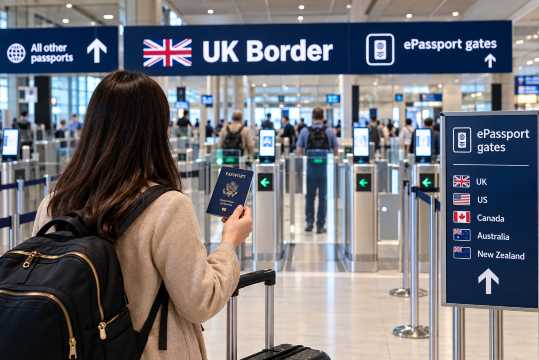 Using eGates at UK Airports: -Track Entry for Americans