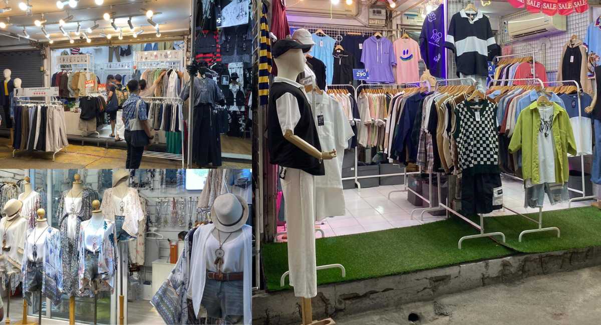 ตลาดนัดจตุจักรโซนเสื้อผ้า