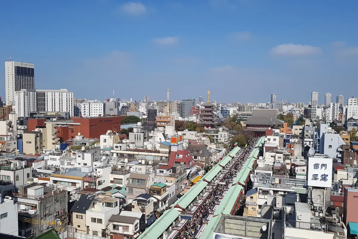 도쿄 야경 아사쿠사 문화관광센터