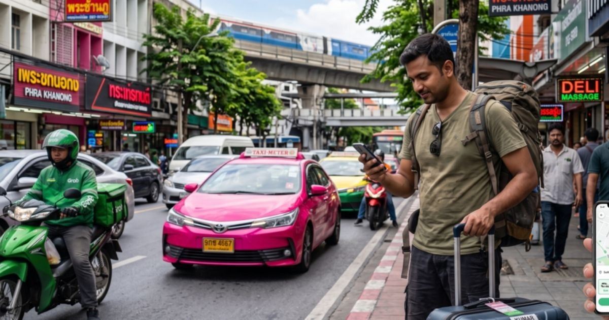 Booking Thailand Taxi Through an App
