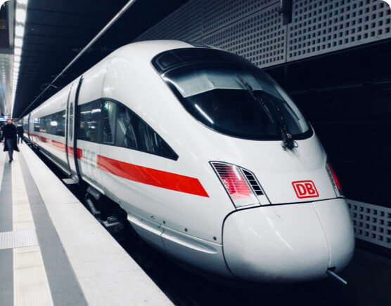 Trenes IC y ICE de alta velocidad de Deutsche Bahn