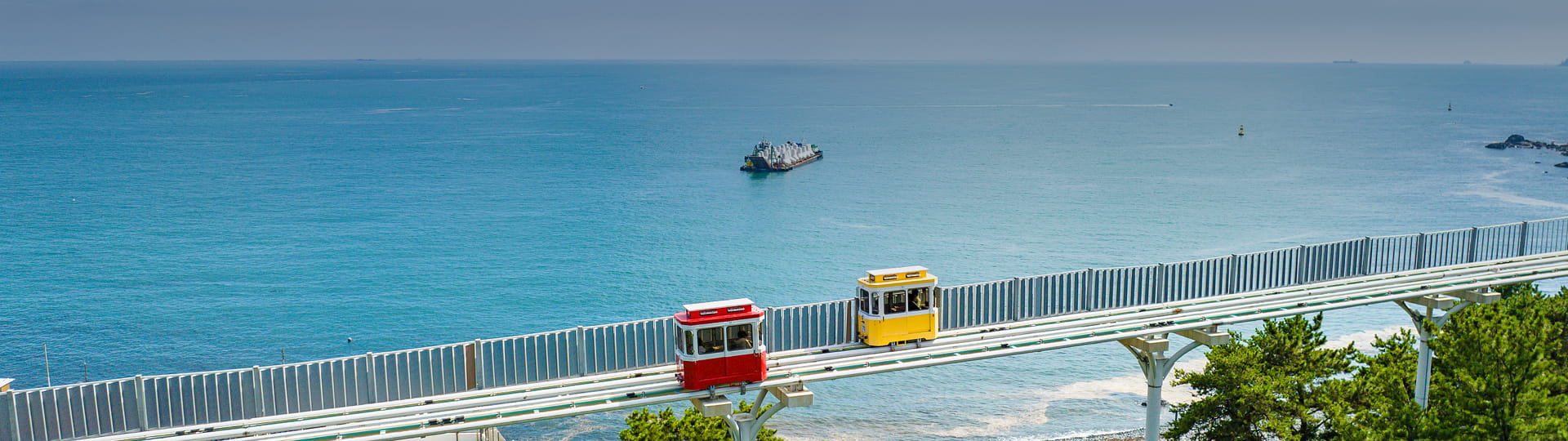 Danyang naar Busan KTX-treinen