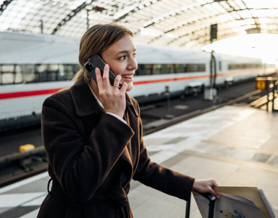 Planejador de viagens de trem na Alemanha