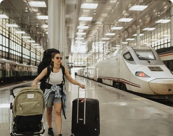Pianificatore di viaggi in treno in Spagna