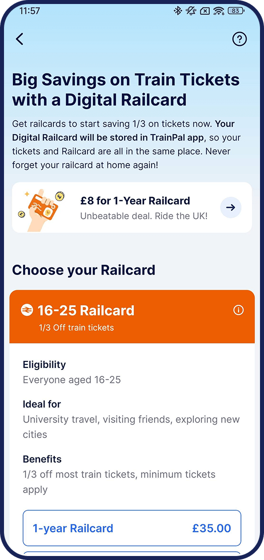 Choose the Right Railcard