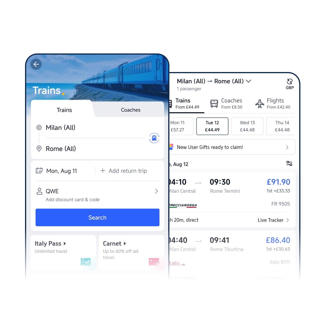 How do I buy train tickets on Trip.com?