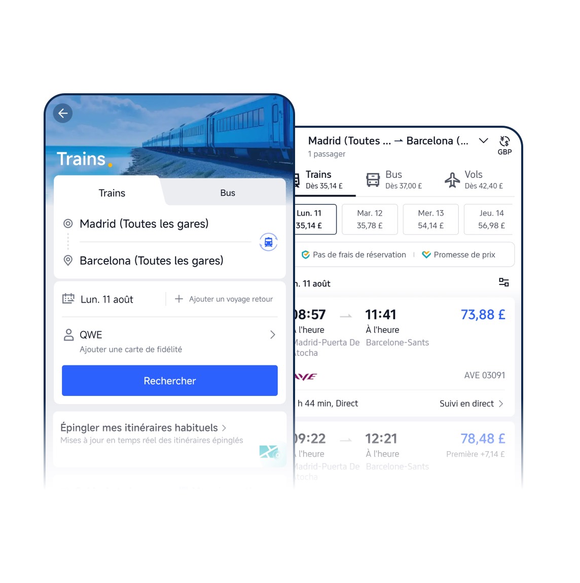 Comment acheter des billets de train sur Trip.com ?